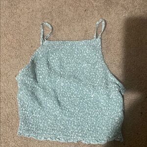 Women's Light green Smocked Top